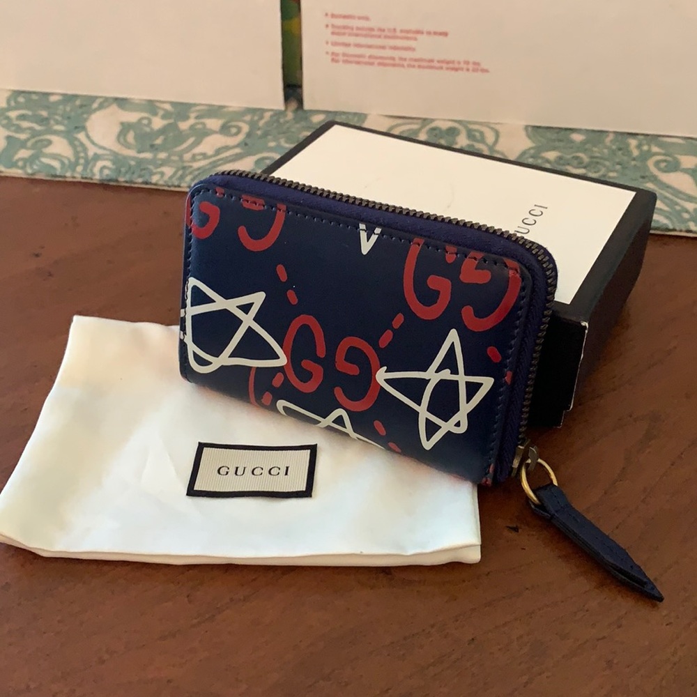 Gucci Ghost Card Case Wallet